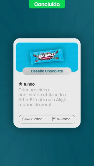 Desafio Chocolate - Junho
